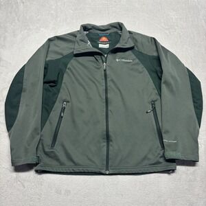 COLUMBIA Jacket OMNI-WIND Block‎ OMNI-HEAT Mens M Breathable Windproof Green